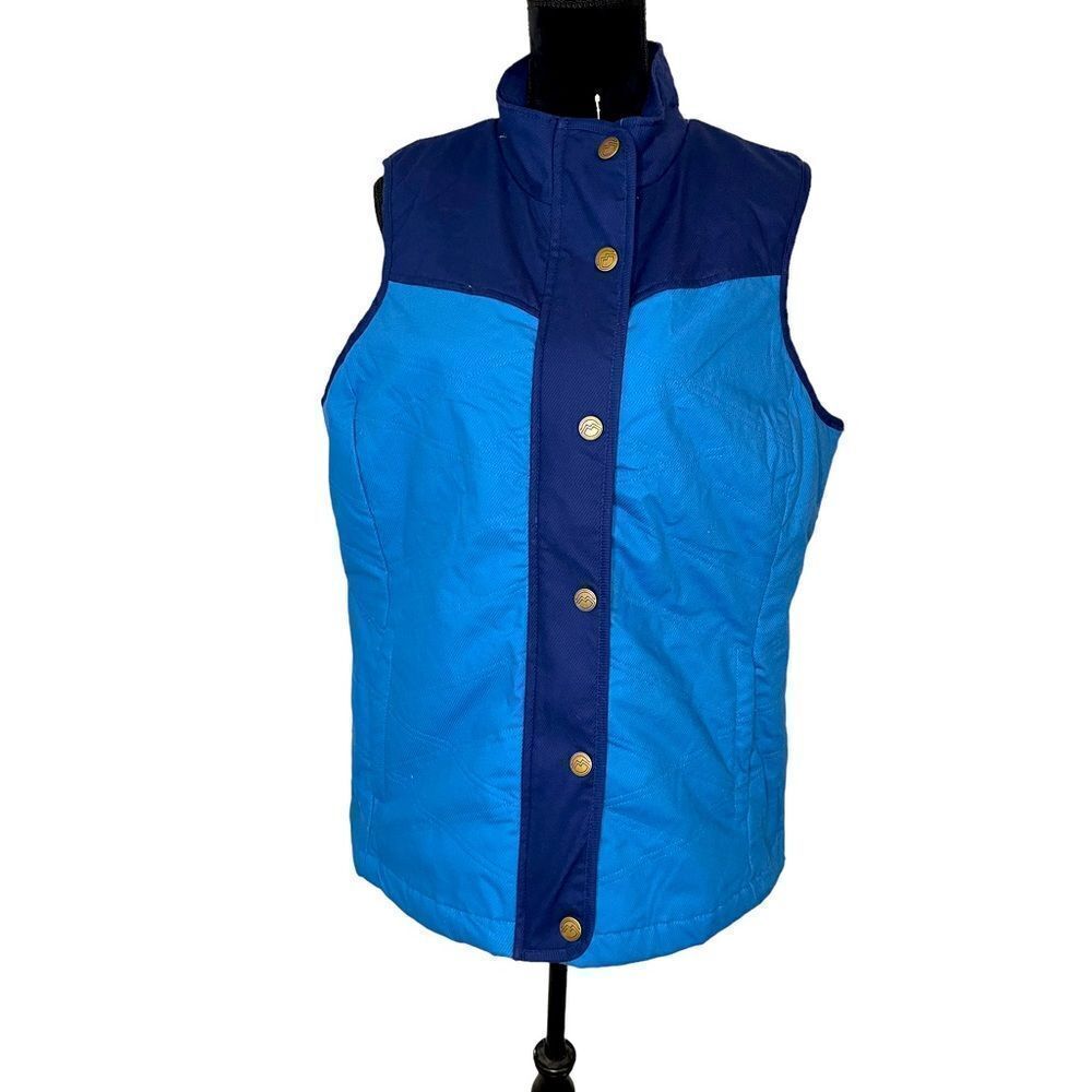 NWT MAGELLAN CLASSIC FIT QUILTED BLUE WOMENS VEST SIZE XXL *Great‎ Present*